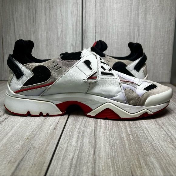 Kenzo Paris Sonic White Velcro Chunky Luxury Designer Sneaker Men Size 11 EUR 45 - Picture 5 of 14